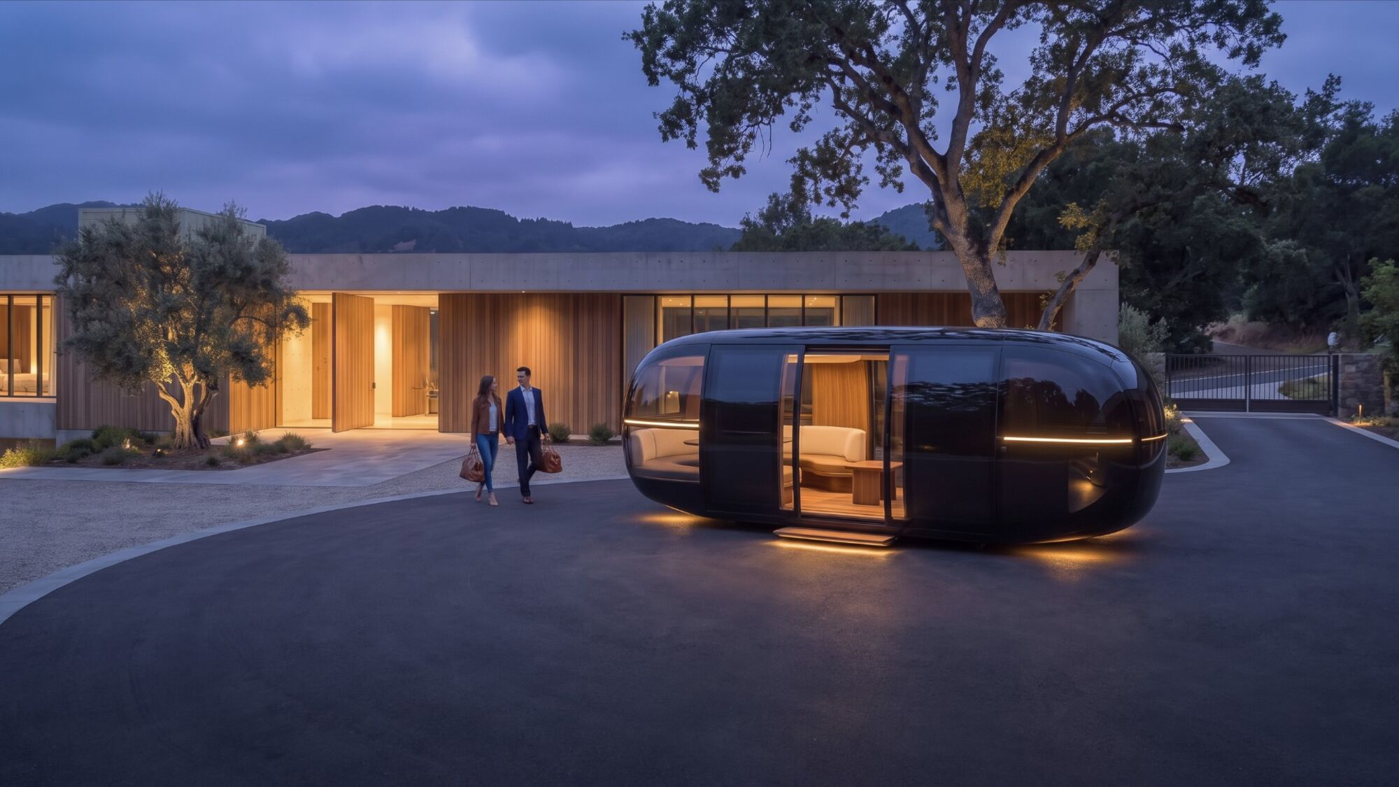 Your suite is outside